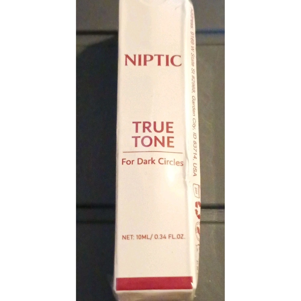 New Niptic Firming Eye Serum True Tone Under Eye Treatment for Dark Circles 10ml